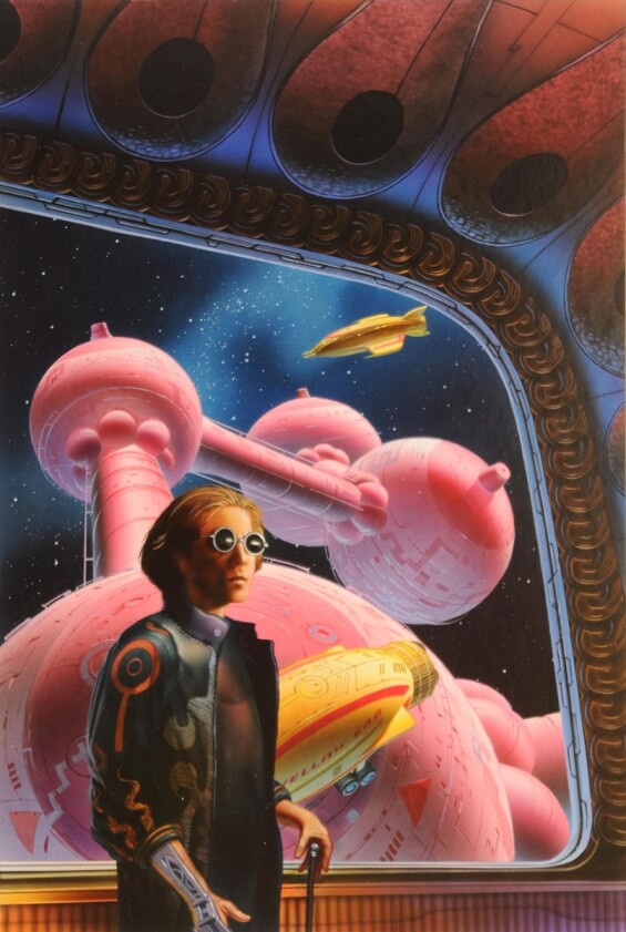 The Crack In Space by Philip K. Dick - illustration by Chris Moore