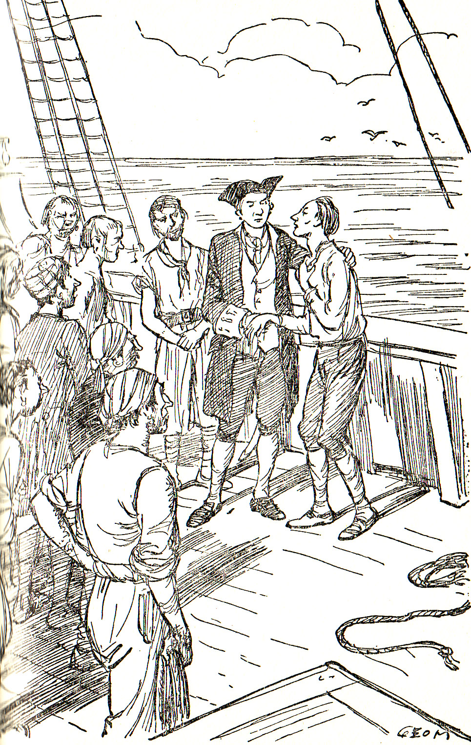 From Chapter 8 - A Voyage To Brobdingnag (Gulliver's Travels) illustrated by George Morrow