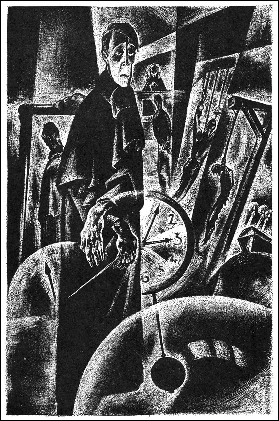 Robert Louis Stevenson's Markheim as illustrated by Lynd Ward - from The Haunted Omnibus (1937)