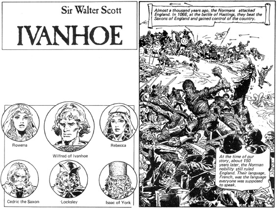 POCKET CLASSICS - Ivanhoe Pages 6 and 7