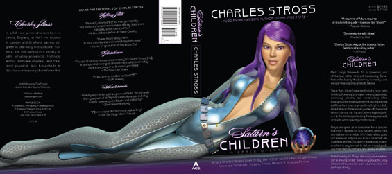 Saturn's Children by Charles Stross - The PAPERBOOK's Dustjacket