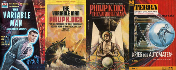 The Variable Man by Philip K. Dick - Covers 