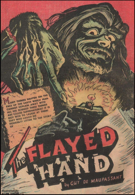 Classics Illustrated - The Flayed Hand by Guy de Maupassant