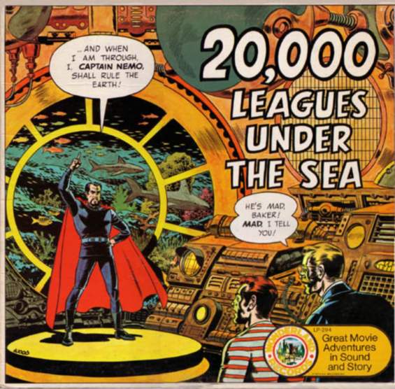 GOLDEN RECORDS 20,000 Leagues Under The Sea LP