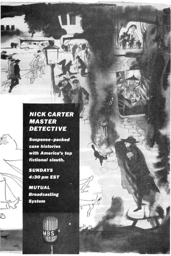 Nick Carter Master Detective ad from Astounding April 1955