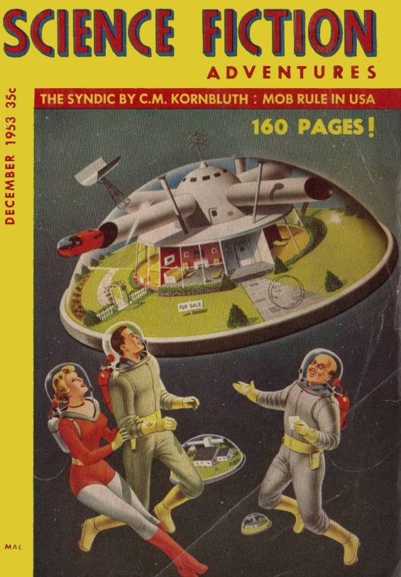 Science Fiction Adventures December 1953 - COVER