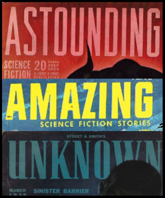 Astounding, Amazing and Unknown (SFF magazines)