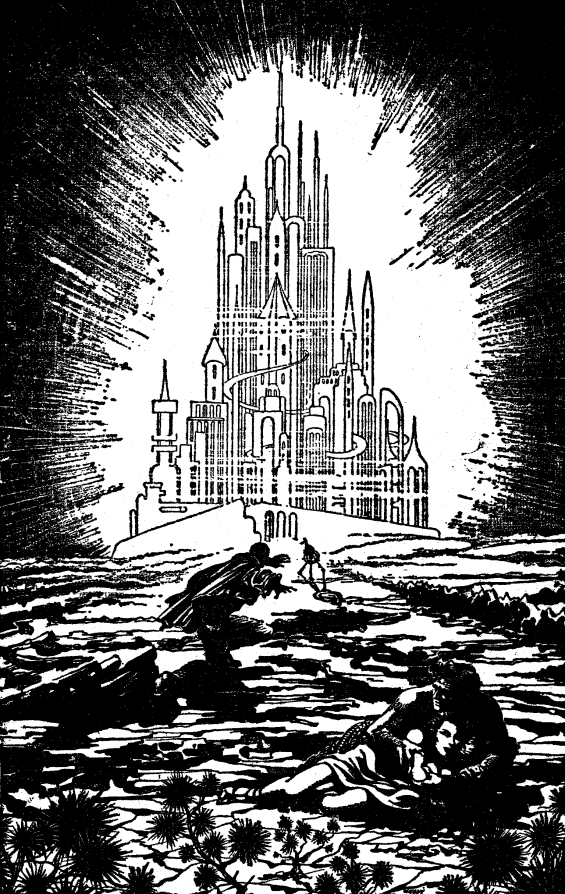 The Crystal Crypt - illustration from Planet Stories