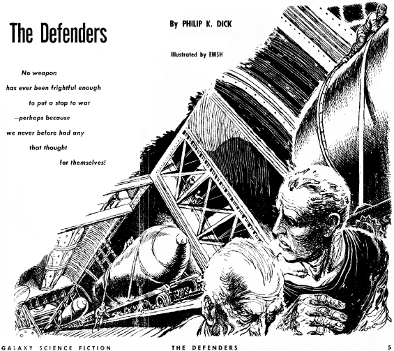 The Defenders by Philip K. Dick illustrated by Ed Emshwiller