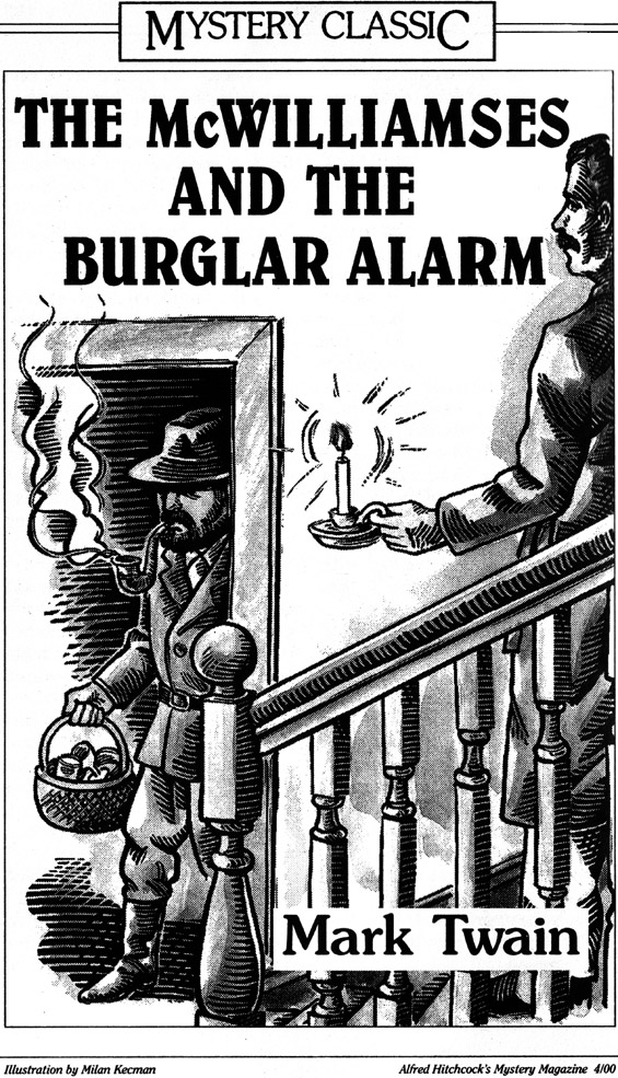 The McWilliamses And The Burglar Alarm - art by Milan Kecman