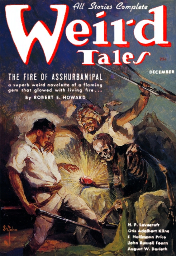 Weird Tales December 1936 - The Fire Of Asshurbanipal by Robert E. Howard