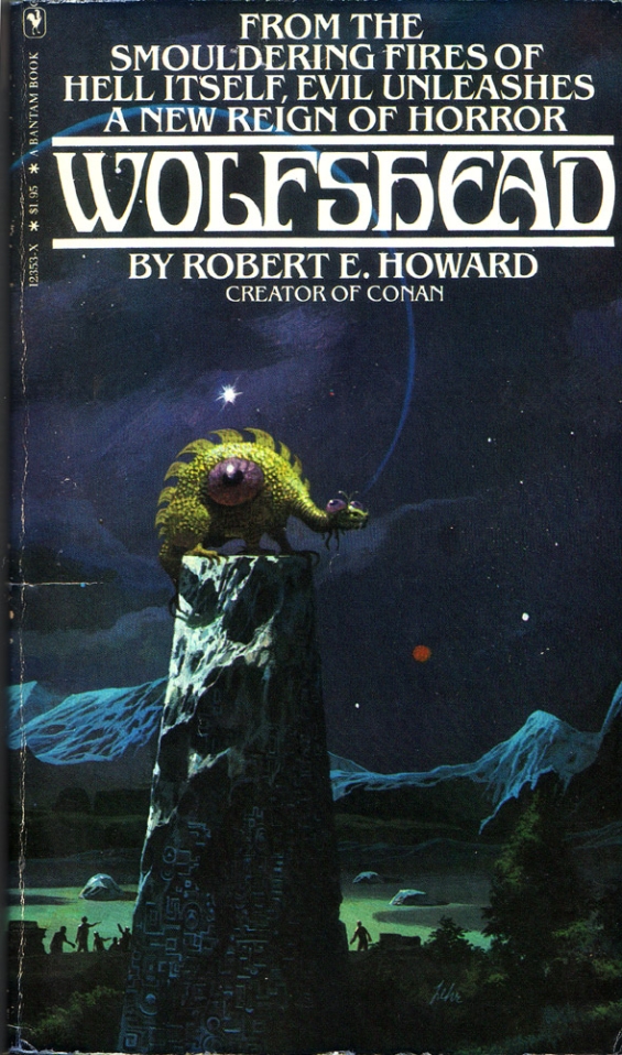 Wolfshead cover illustration by Paul Lehr