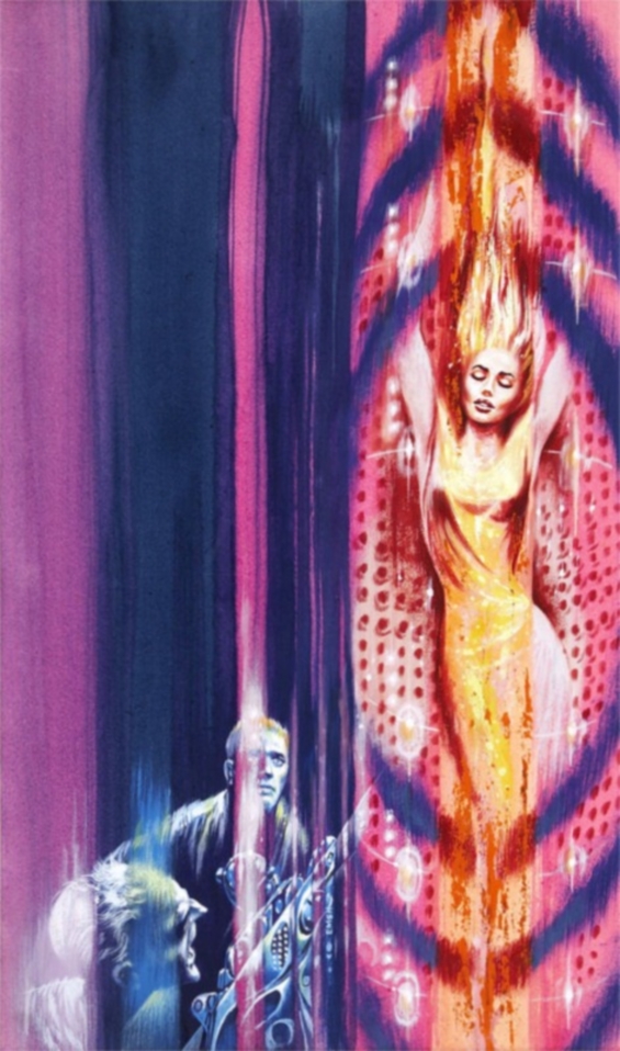 Ed Emshwiller cover illustration of Isaac Asimov's The End Of Eternity