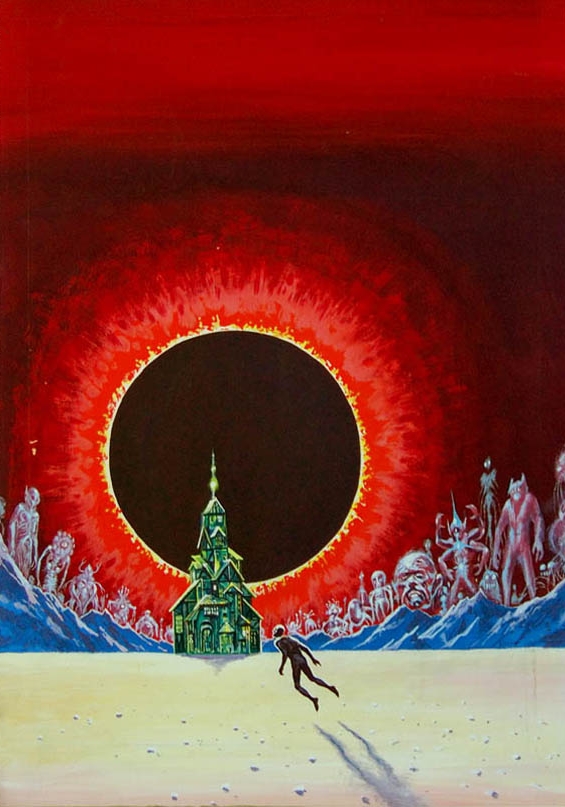 Ed Emshwiller painting for The House On The Borderland by William Hope Hodgson