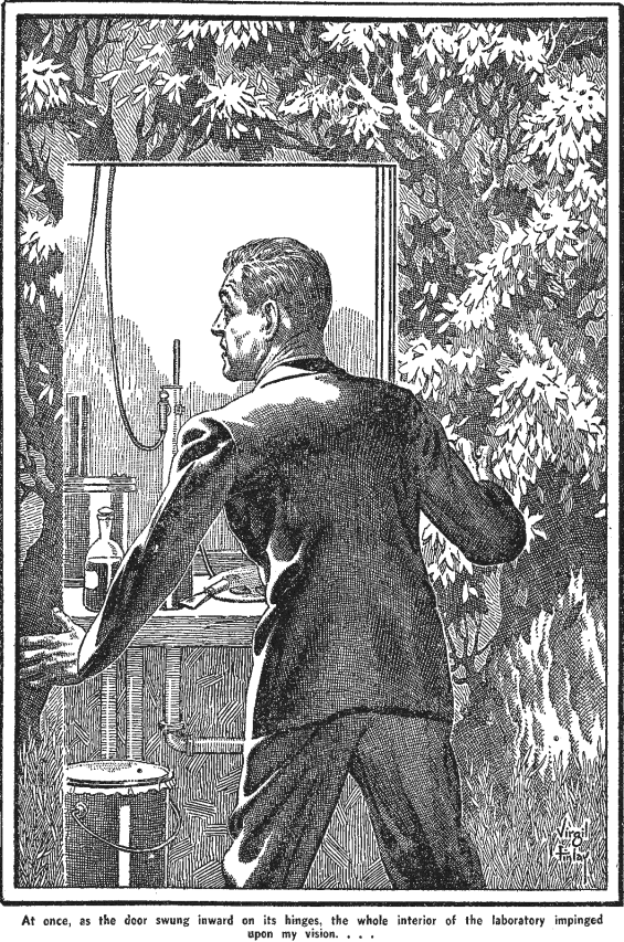 Famous Fantastic Mysteries, June 1948 - The Shadow And The Flash illustration by Virgil Finlay
