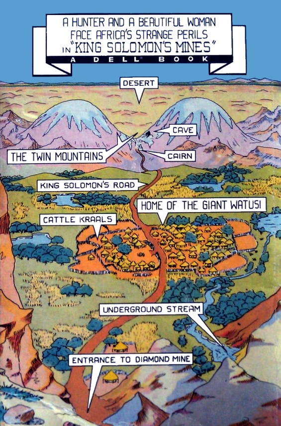 King Solomon's Mines - Dell Mapback map