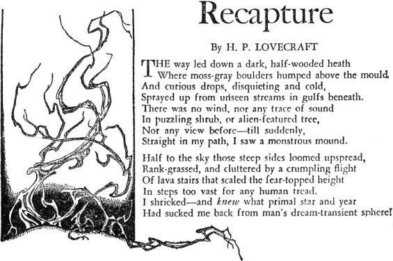 Recapture by H.P. Lovecraft