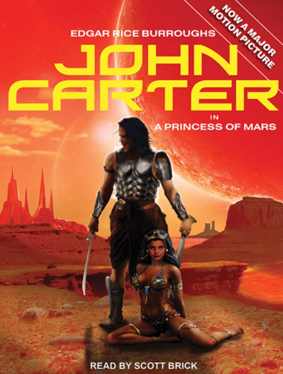 TANTOR MEDIA - John Carter in A Princess Of Mars by Edgar Rice Burroughs