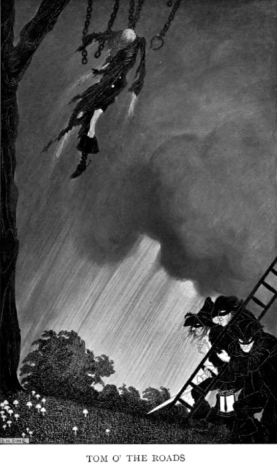The Highwayman - illustration by Sidney H. Sime (1908)