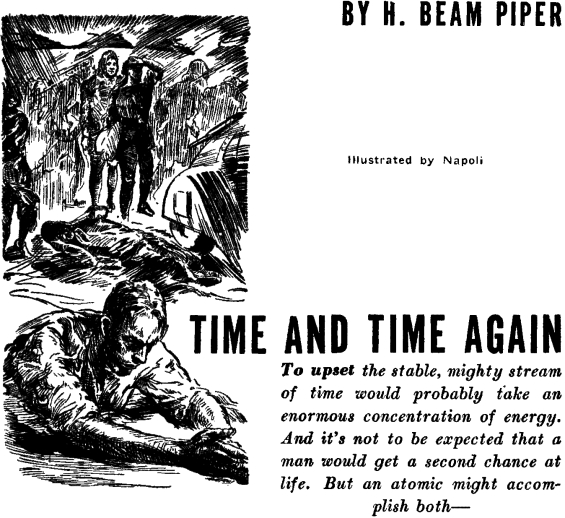 Time And Time Again by H. Beam Piper - illustrated by Vincent Napoli