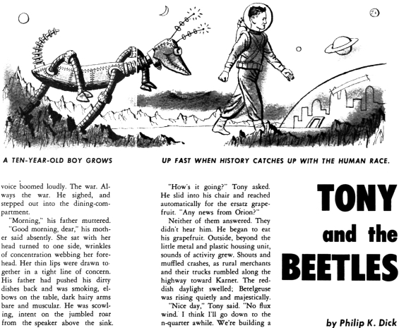 Tony And The Beetles by Philip K. Dick