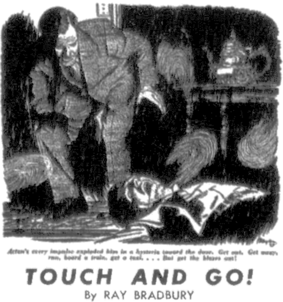 Touc And Go! by Ray Bradbury - from Detective Book, November 1948