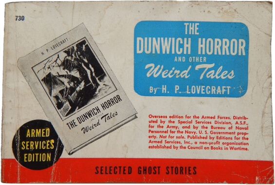Armed Services Edition - H.P. LOVECRAFT