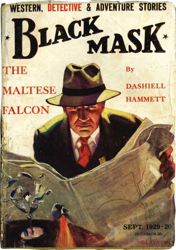 Black Mask, September 1929 - The Maltese Falcon