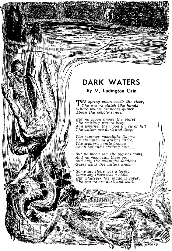 Dark Waters by M. Ludington Cain - from Famous Fantastic Mysteries, October 1947