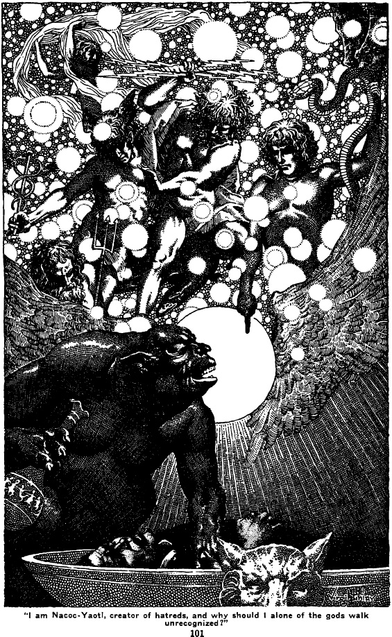 Famous Fantastic Mysteries - CITADEL OF FEAR by Franics Stevens - illustrated by Virgil Finlay