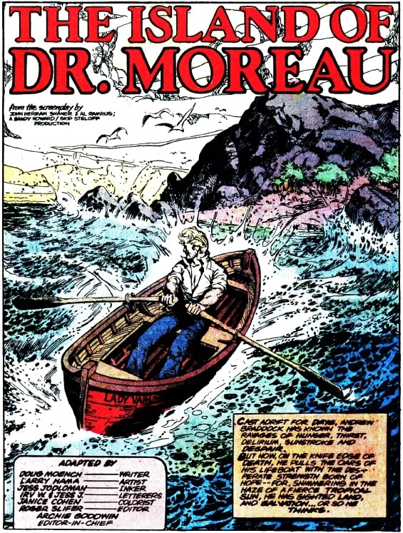 H.G.WELLS' The Island Of Dr Moreau - MARVEL