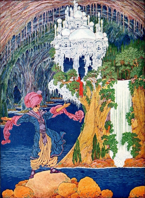 Kubla Khan illustrated by Dugald Walker