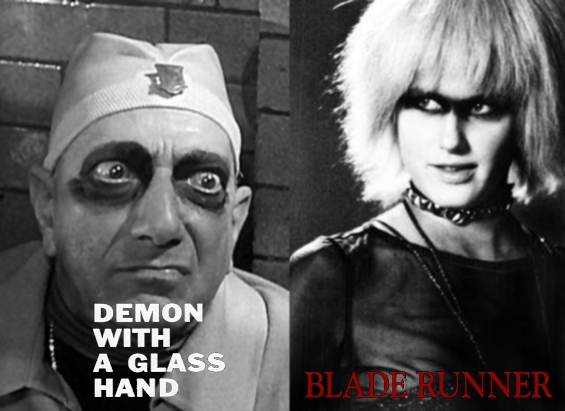 Kyben from Demon With A Glass Hand and Pris from Blade Runner