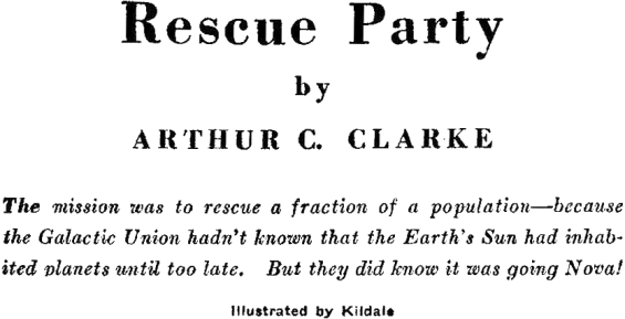 Rescue Party by Arthur C. Clarke