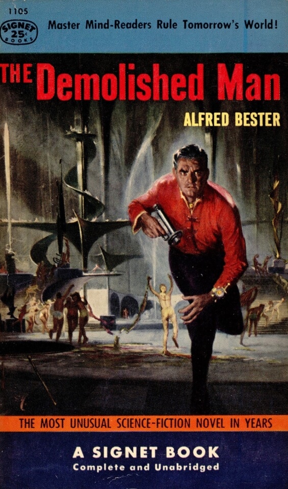 Signet Books - The Demolished Man by Alfred Bester
