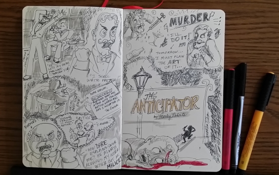 The Anticipator by Morley Roberts- illustrated by Samantha Wikan