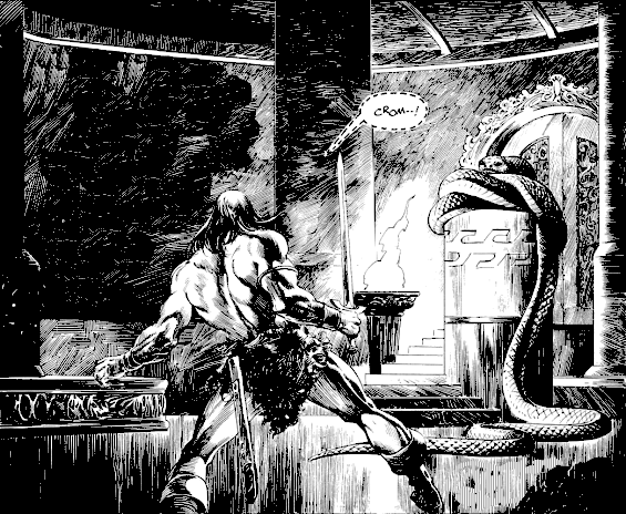 The Devil In Iron - illustration by John Buscema and Alfredo Alcala