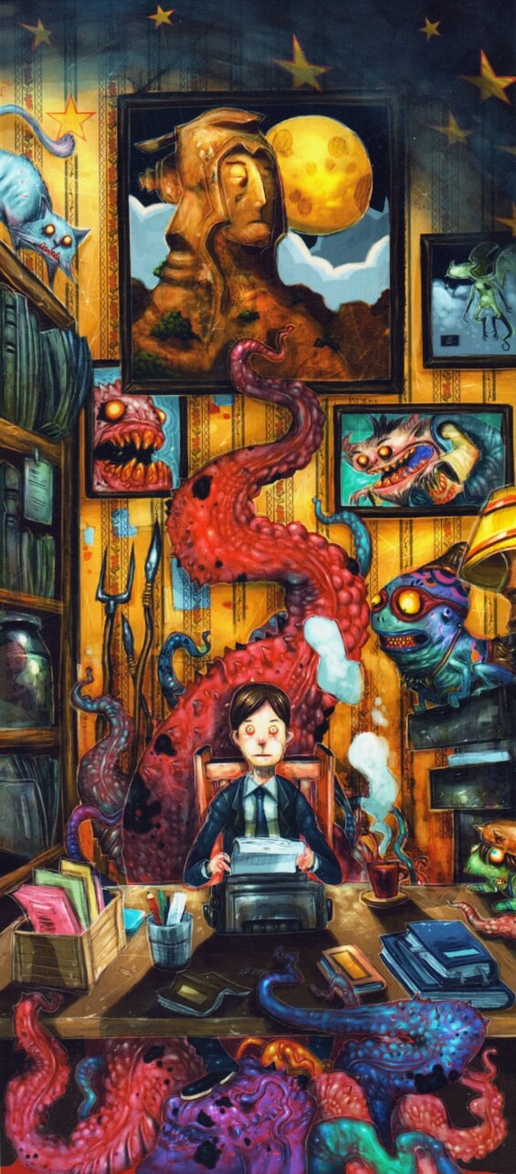The Dream-Quest Of Unknown Kadath by H.P. Lovecraft - illustration by Leong Wan Kok