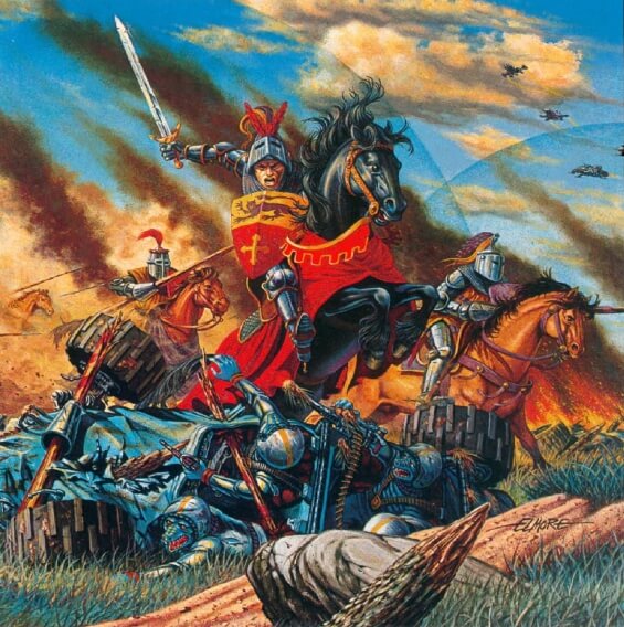 The High Crusade - illustration by Larry Elmore