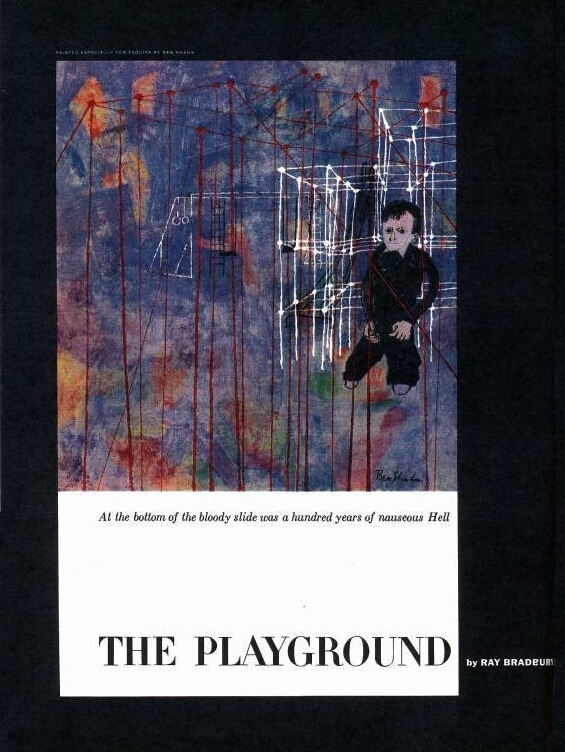 The Playground by Ray Bradbury - illustration from Esquire, October 1953