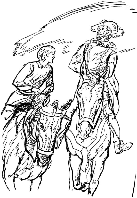 The Prince And The Pauper by Mark Twain - illustration by Charles Beck