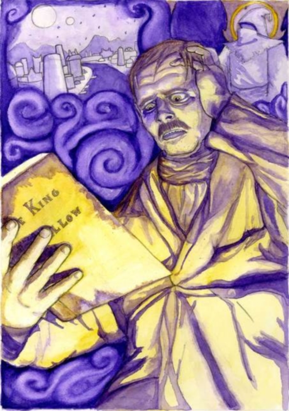 The Repairer Of Reputations by Robert W. Chambers - illustration by Tucker Sherry