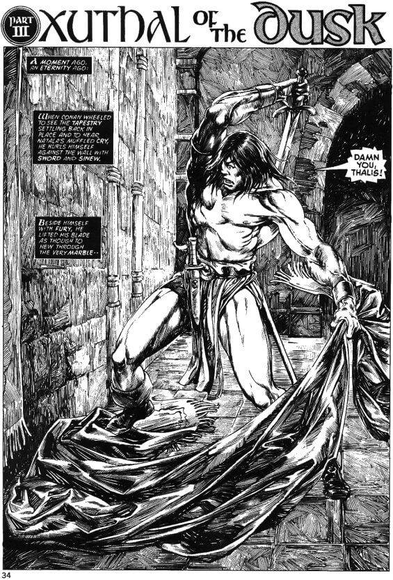 The Savage Sword Of Conan issue 20 - THE SLITHERING SHADOW
