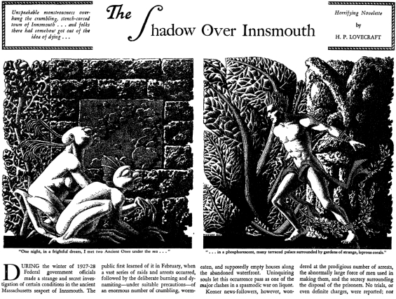 The Shadow Over Innsmouth - illustration by Hannes Bok