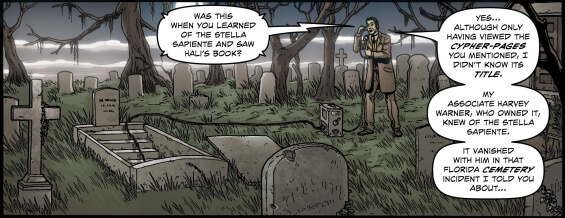 The Statement Of Randolph Carter scene in Providence, issue 8