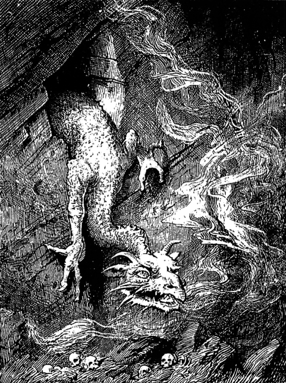 The Worm Fafnir illustrated by Lancelot Speed