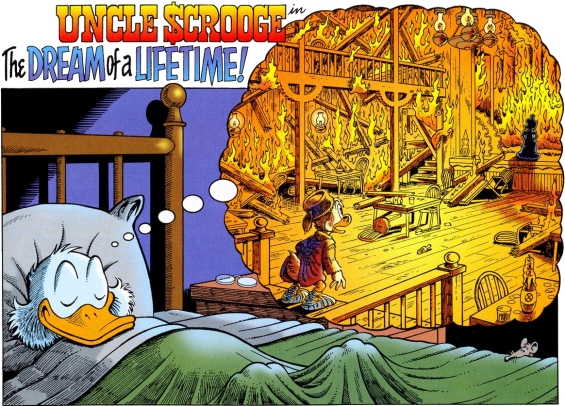 Uncle Scrooge in The Dream Of A Lifetime