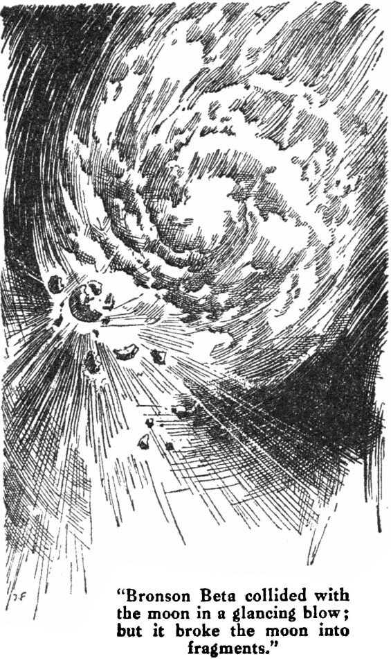 When Worlds Collide by Edwin Balmer and Philip Wylie - illustrated by Joseph Franké
