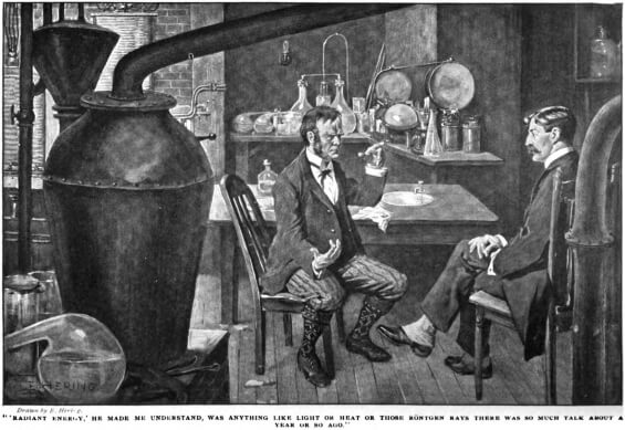 Cosmopolitan Magazine (Nov., 1900 - June, 1901). H. G. Wells' "The First Men in the Moon."  illustrations by E. Hering
