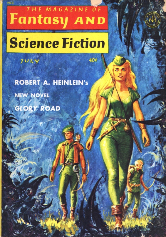 Robert A. Heinlein's GLORY ROAD - Fantasy & Science Fiction, July1963